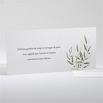 Remerciement décès olivier éternel