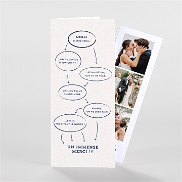 Remerciement mariage allez viens !