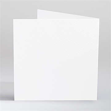 Faire-part mariage vierge gaufrage rond - Dos du faire-part