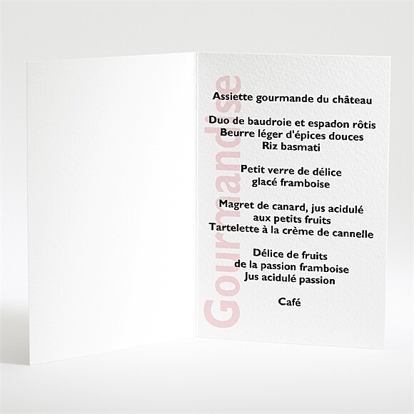 Intérieur du menu