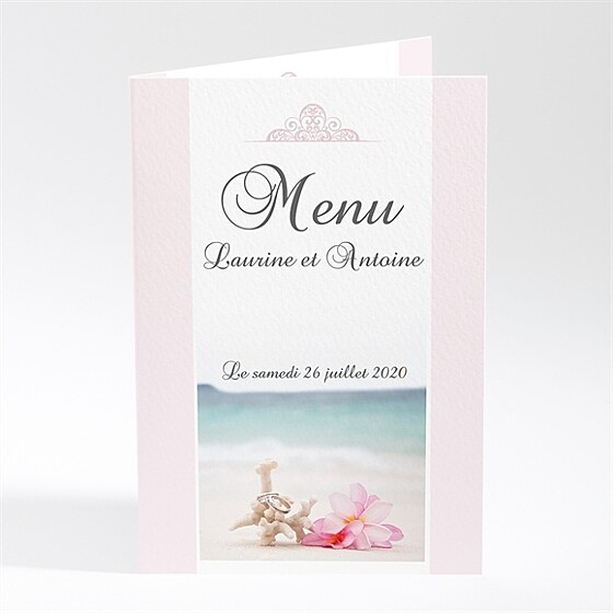 Menu mariage coquillages et crustacés