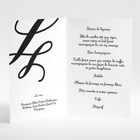 Intérieur du menu