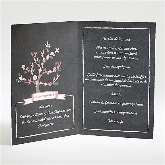 Intérieur du menu