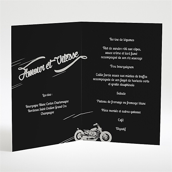 Intérieur du menu