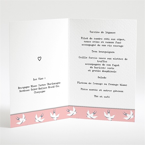 Intérieur du menu