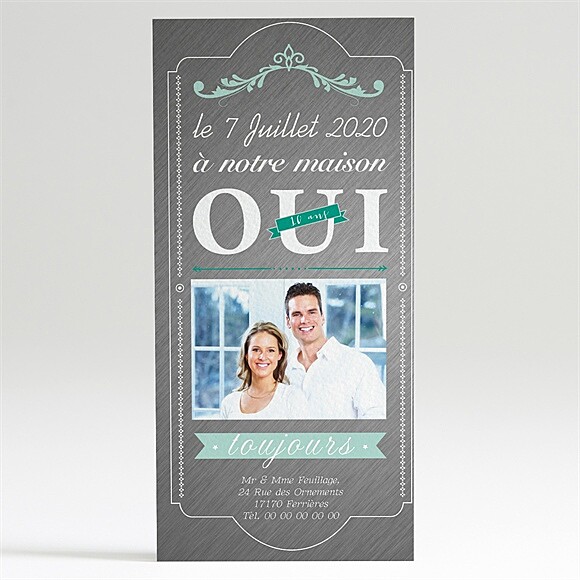 Dos du faire-part