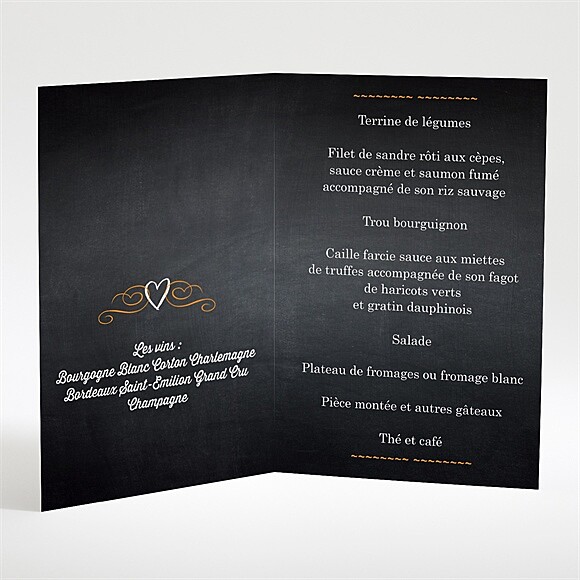 Menu ouvert