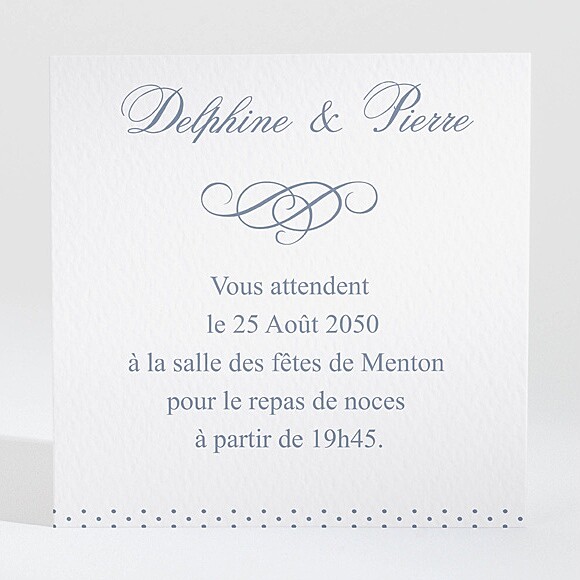 Carton d'invitation mariage Origami original réf.N300695