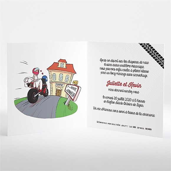 Intérieur du faire-part