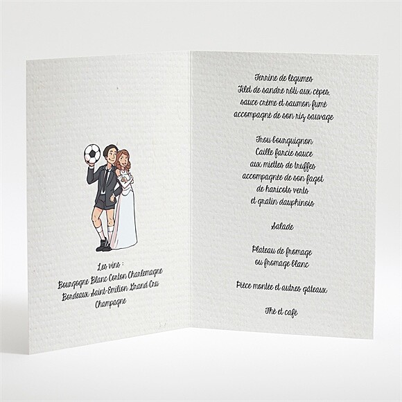Menu ouvert