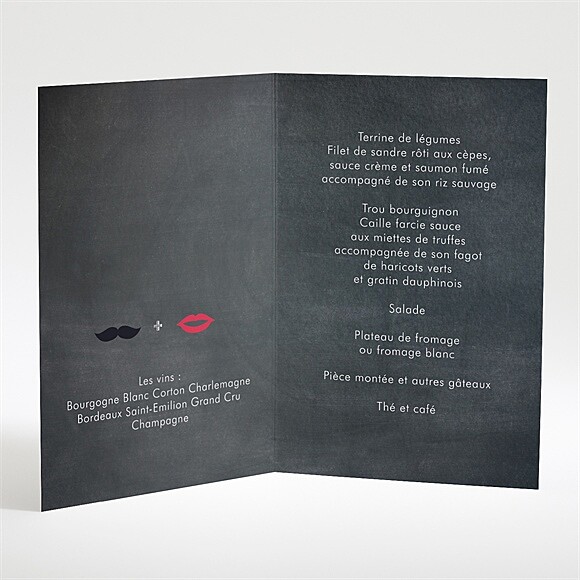 Menu ouvert