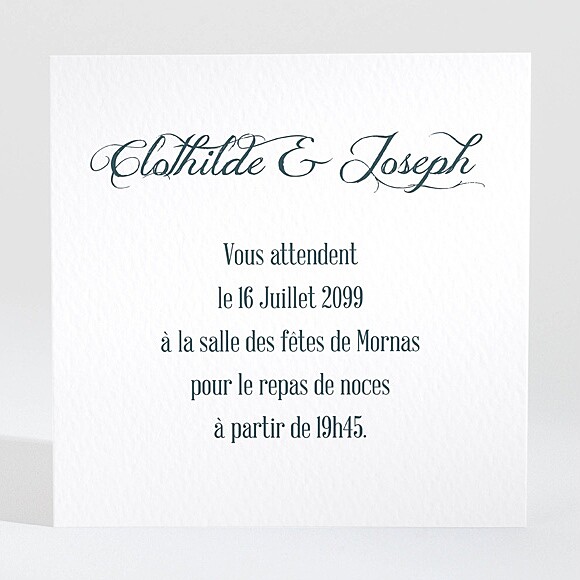 Carton d'invitation mariage Harmonie réf.N300920