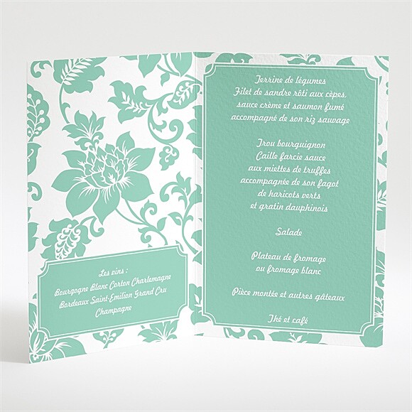 Menu ouvert