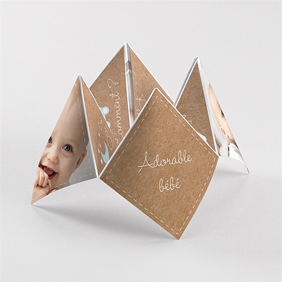 Faire-part naissance cocotte en folie !