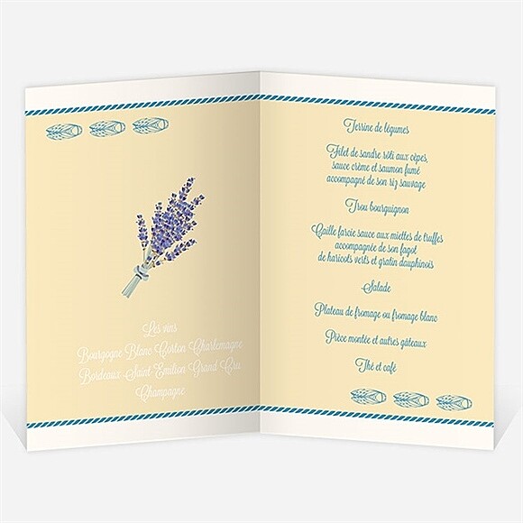 Menu ouvert