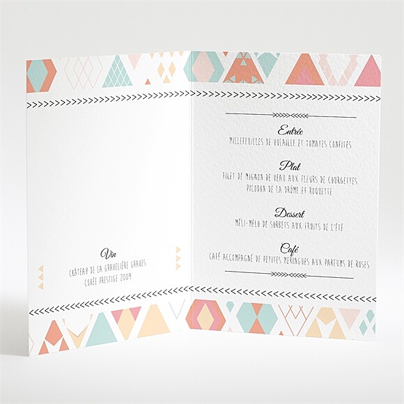 Intérieur du menu