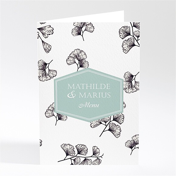 Menu mariage Univers retro réf.N401755