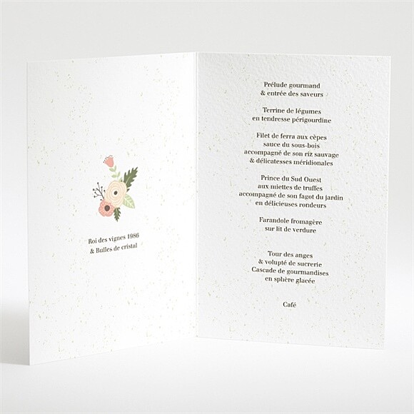 Intérieur du menu