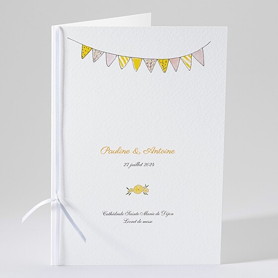 Livret de messe mariage connivence