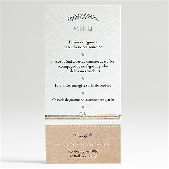Dos du menu