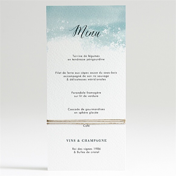 Dos du menu