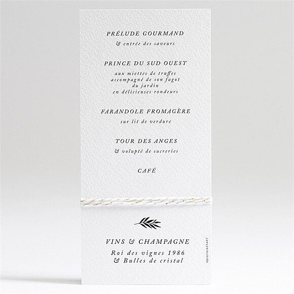 Dos du menu