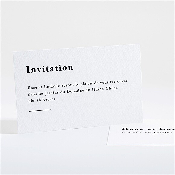 Carton d'invitation mariage Mon Roc réf.N16148