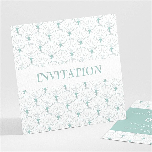 Carton d'invitation mariage Graphique réf.N301132