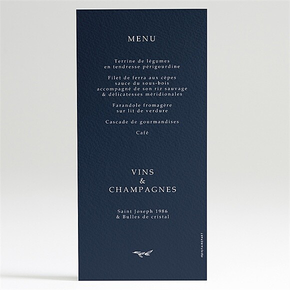 Dos du menu