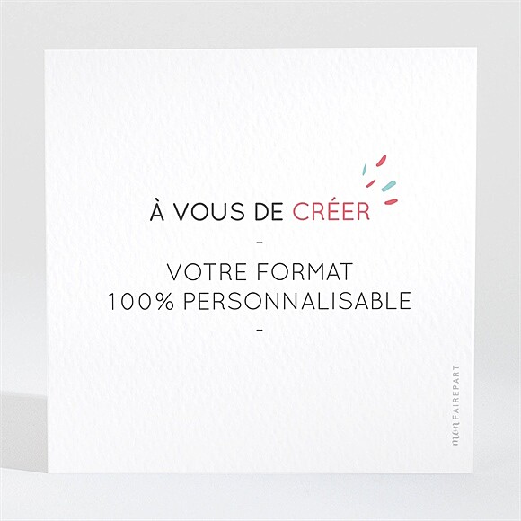 Dos du faire-part