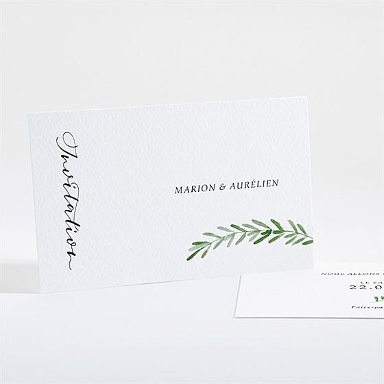 Save the Date mariage branche d'amour