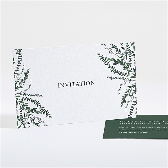 Carton d'invitation mariage Evidemment réf.N161117