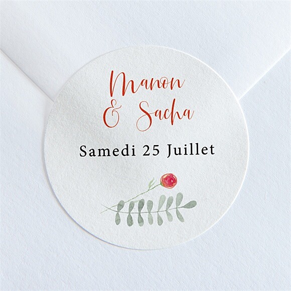 Sticker mariage Douceur Printanière réf.N36084