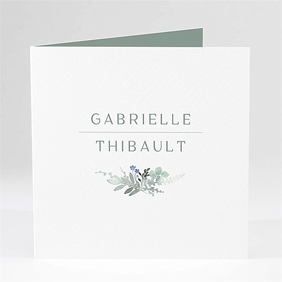 Faire-part mariage poésie d'aquarelle