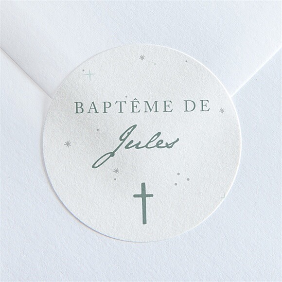 Sticker baptême Lumière ! réf.N360124