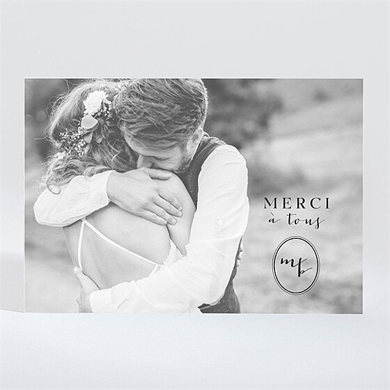 Remerciement mariage médaillon magnet