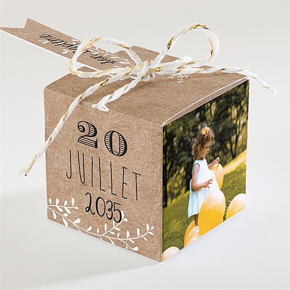 Dos de la boîte