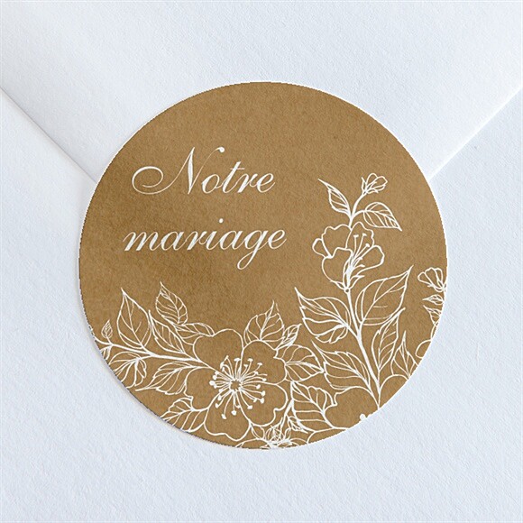 Sticker mariage Belle découverte réf.N360151