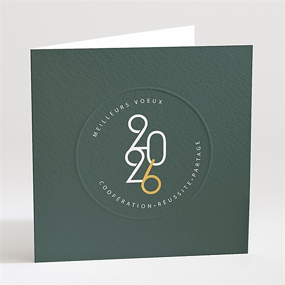 Carte de voeux voeux so chic !