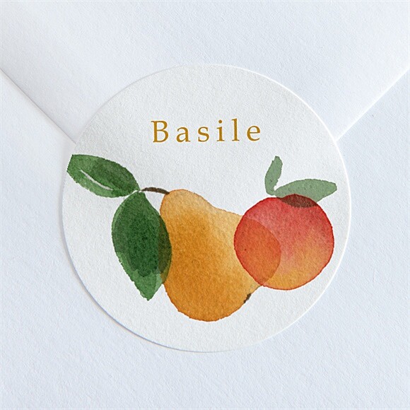 Sticker naissance Fruité réf.N360172