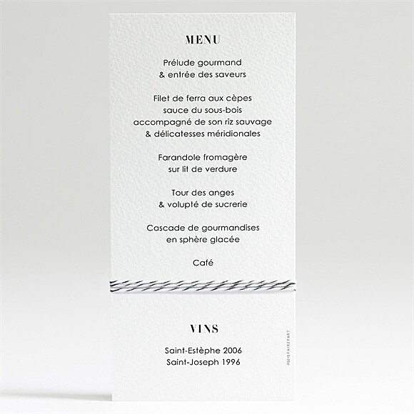 Dos du menu