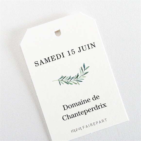 Dos de l'étiquette