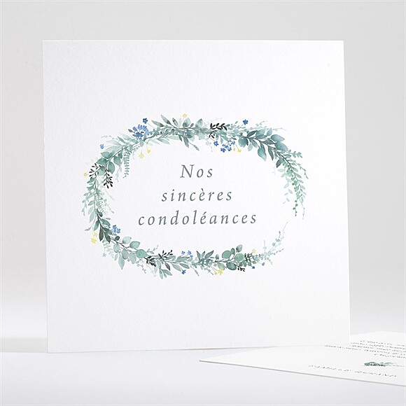 Carte de condoléances décès Bel Apaisement réf.N351193