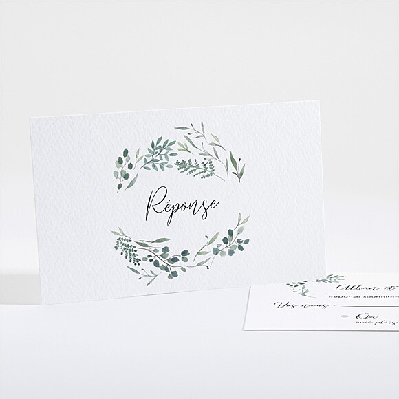 Carton réponse mariage Bouquet provençal réf.N161201