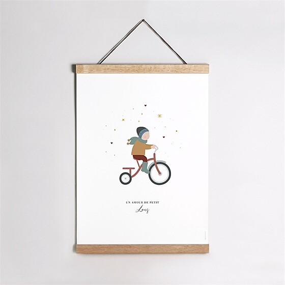 Affiche naissance tendrement lui