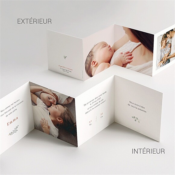 Intérieur du faire-part