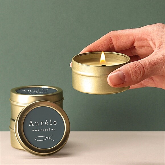 Bougie allumée