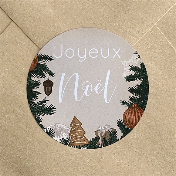 Stickers noël Noël vintage réf.N360397