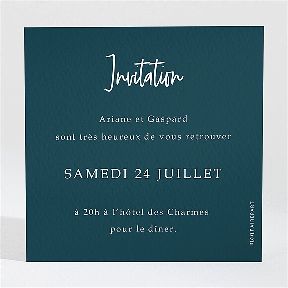 Carton d'invitation mariage Belle Idylle réf.N3001714