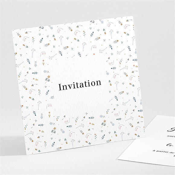 Carton d'invitation mariage Notre sweet Love réf.N301362